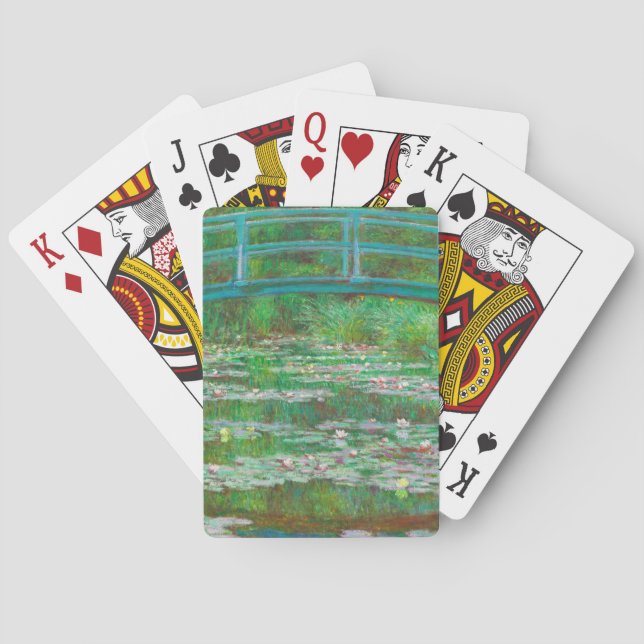 Monet The Japanese Footbridge Poker Cards (Back)