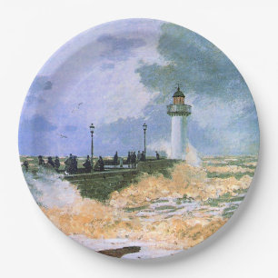 Monet - The Jetty at Le Havre, Paper Plates