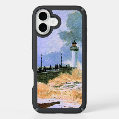 Monet - The Jetty at Le Havre, iPhone 16 Plus Case