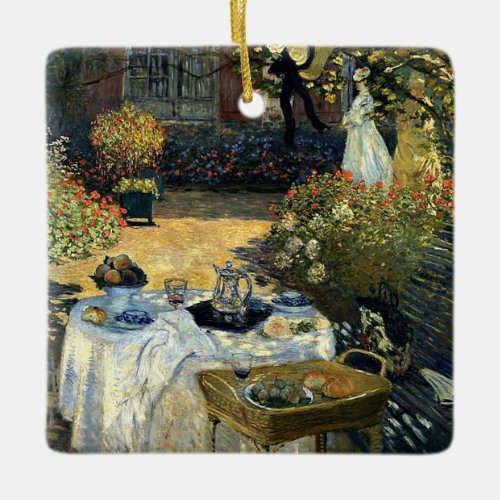 Monet _ The Luncheon Ceramic Ornament