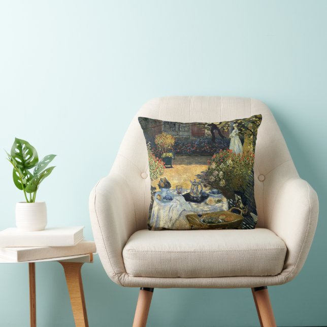 Monet - The Luncheon Throw Pillow (Chair)