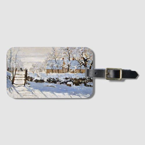 Monet _ The Magpie Luggage Tag