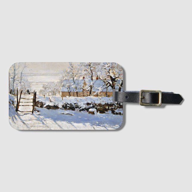 Monet - The Magpie Luggage Tag (Front Horizontal)