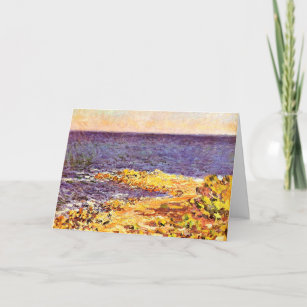 Monet - The Mediterranean at Antibes Card