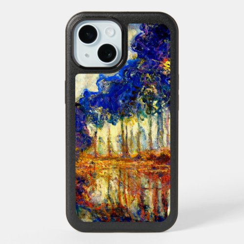 Monet _ The Poplars in Autumn iPhone 15 Case