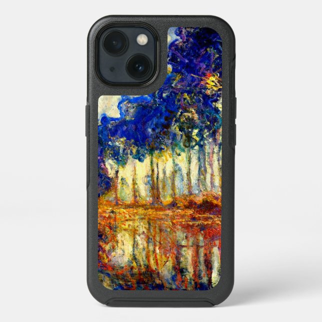 Monet - The Poplars in Autumn Otterbox iPhone Case (Back)