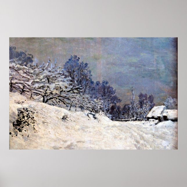 Monet - The Road in Front of Saint Simeon Farm Poster (Front)