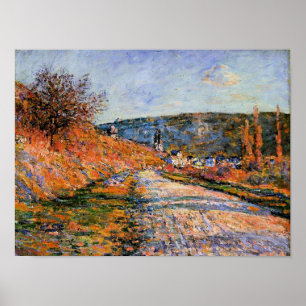 Monet - The Road to Vetheuil Poster