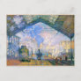 Monet - The Saint-Lazare Station, fine art Postcard