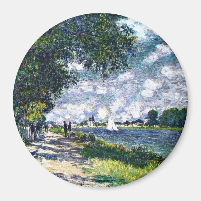 Monet: The Seine at Argenteuil artwork Magnet (Front)