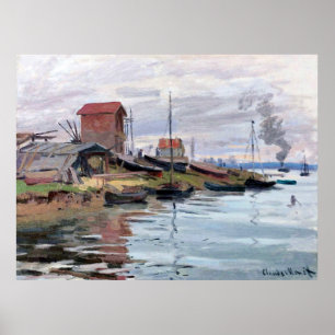 Monet - The Seine at Petit-Gennevilliers Poster