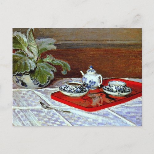 Monet The Tea Set Postcard