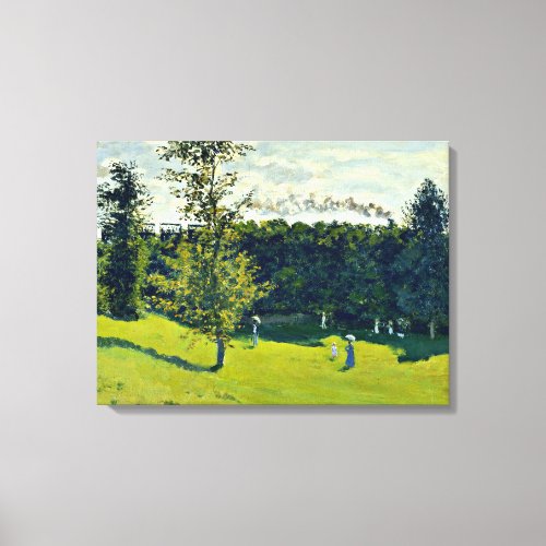 Monet _ The Train in the Country Canvas Print