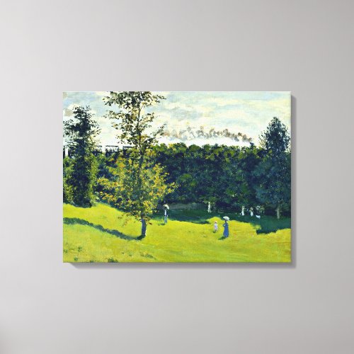 Monet _ The Train in the Country Canvas Print