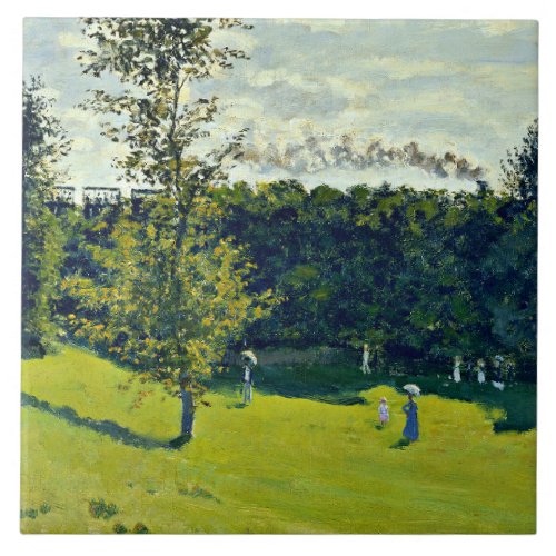 Monet _ The Train in the Country Ceramic Tile