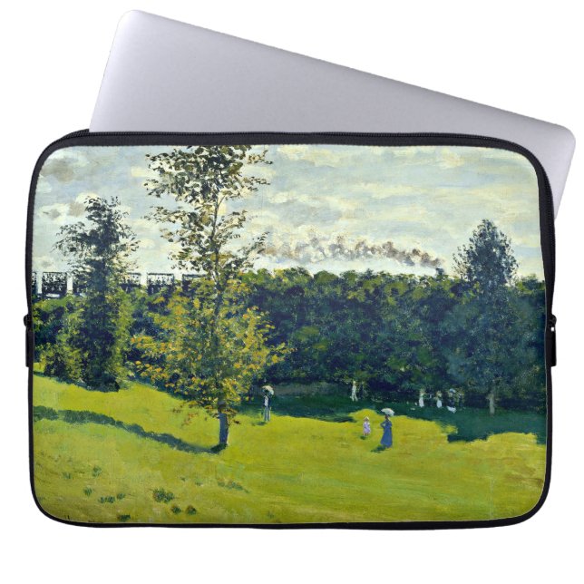 Monet - The Train in the Country Laptop Sleeve (Front)