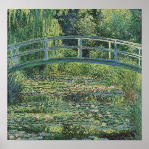 Monet _ The Water Lily Pond Poster