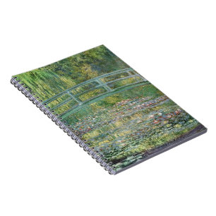 Monet The Water Lily Pond Vintage Painting Notebook