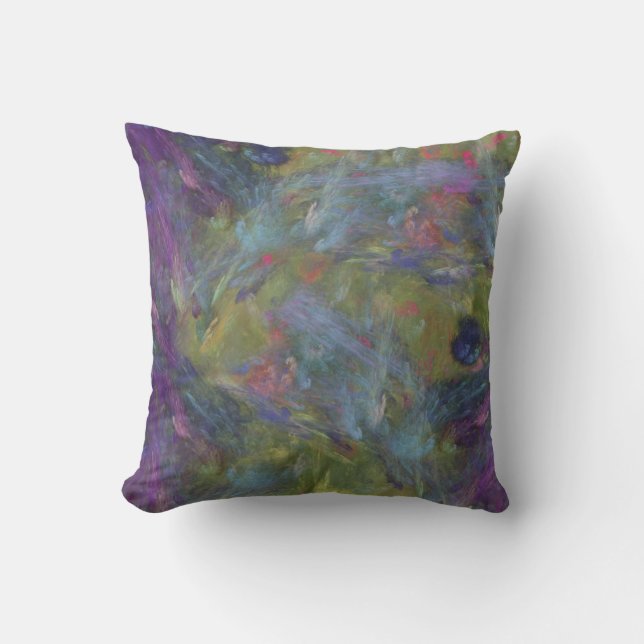 Monet Throw Pillow (Front)