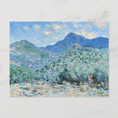 Monet _ Valle Buona near Bordighera Postcard