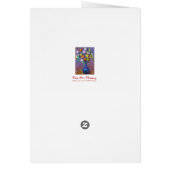 Monet Vase de Chrysanthemes Flowers Cards (Back)