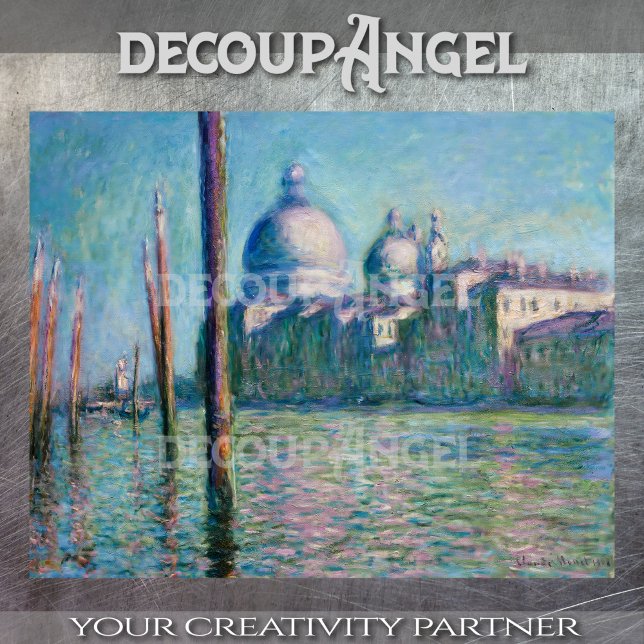 Monet- Venice, Le Grand Canal Decoupage Tissue Paper (Creator Uploaded)