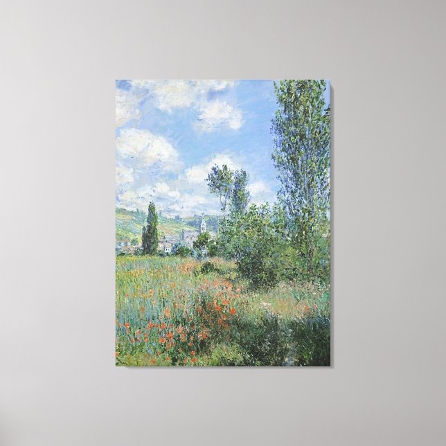 Monet Vetheuil 30x40 Wrapped Canvas Print (Front)