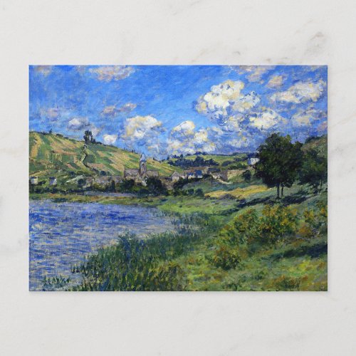 Monet _ Vetheuil Paysage Postcard