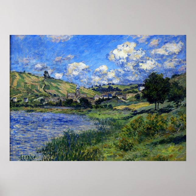 Monet - Vetheuil, Paysage Poster (Front)