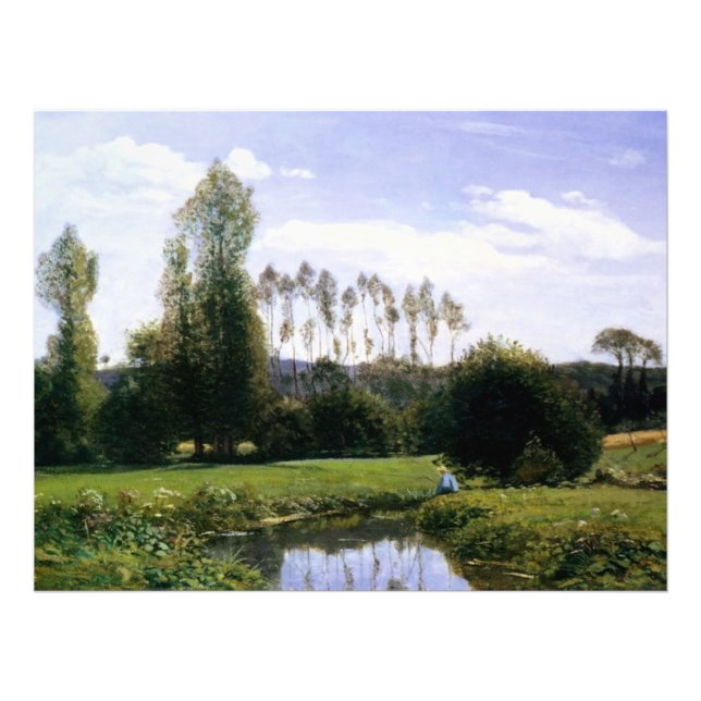 Monet - View at Rouelles Le Havre, fine art, Photo Print (Front)