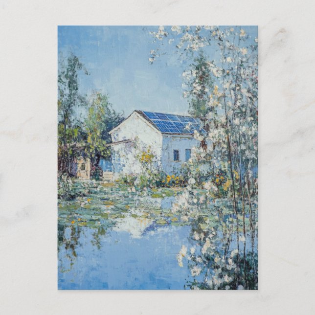 Monet Vintage Art Postcard (Front)