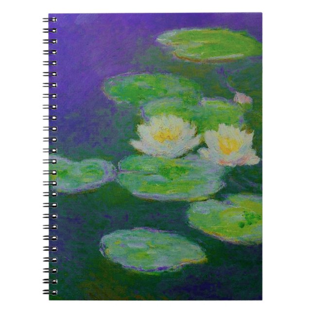Monet Water Lilies 1897 Notebook (Front)
