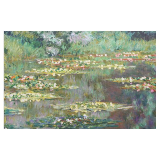 Monet Water Lilies (1904) Fine Art Fabric