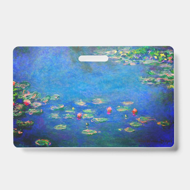 Monet Water Lilies 1906 Badge (Front)
