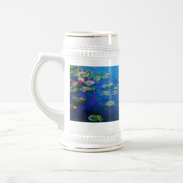 Monet Water Lilies 1906 Beer Stein (Left)