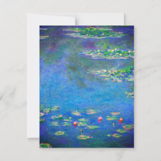Monet Water Lilies 1906 Card
