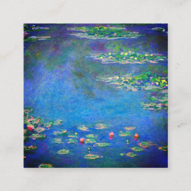 Monet Water Lilies 1906 Enclosure Card (Front)
