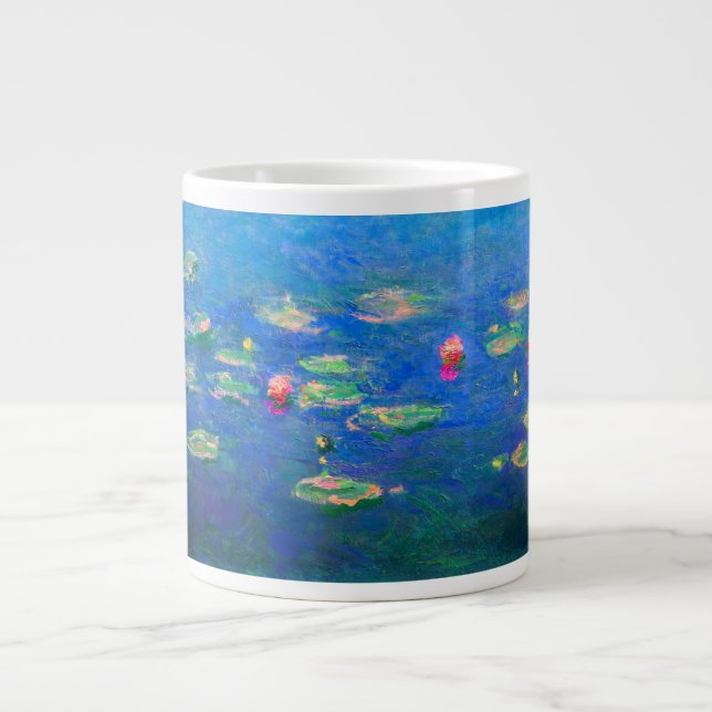 Monet Water Lilies 1906 Giant Coffee Mug (Front)
