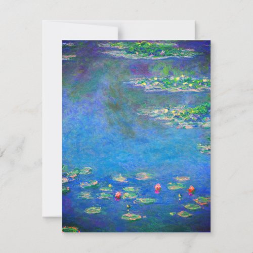 Monet Water Lilies 1906 Invitation