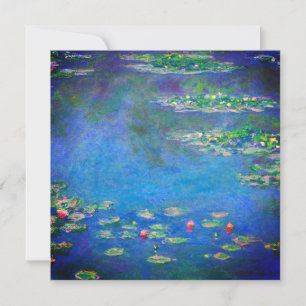 Monet Water Lilies 1906 Invitation