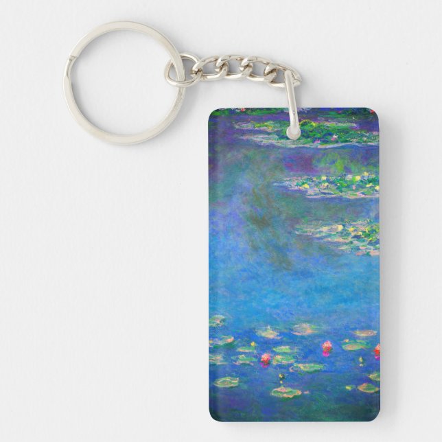 Monet Water Lilies 1906 Keychain (Front)