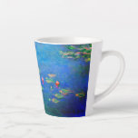 Monet Water Lilies 1906 Latte Mug<br><div class="desc">Latte Mug featuring Claude Monet’s oil painting Water Lilies (1906). A serene still life of the interplay between light and reflection upon beautiful water lilies in a pond. A great gift for fans of impressionism and French art.</div>