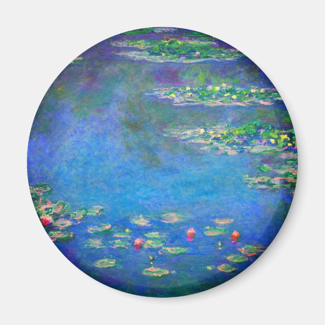 Monet Water Lilies 1906 Magnet (Front)