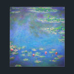 Monet Water Lilies 1906 Notepad<br><div class="desc">Notepad featuring Claude Monet’s oil painting Water Lilies (1906). A serene still life of the interplay between light and reflection upon beautiful water lilies in a pond. A great gift for fans of impressionism and French art.</div>