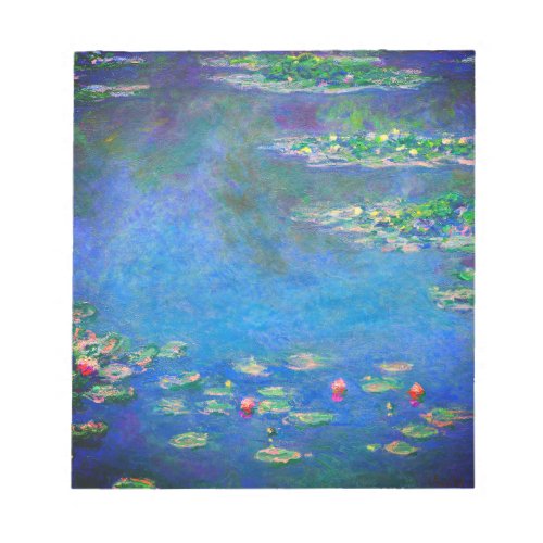 Monet Water Lilies 1906 Notepad