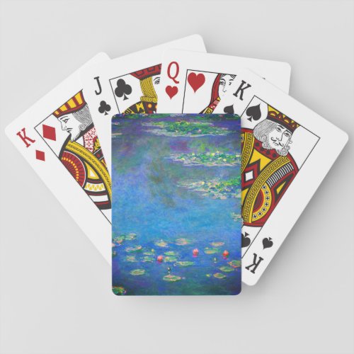 Monet Water Lilies 1906 Poker Cards