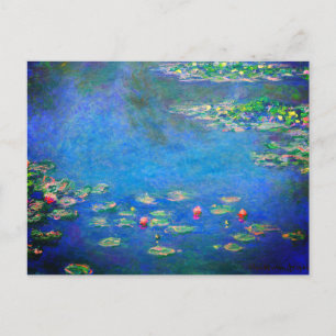 Monet Water Lilies 1906 Postcard