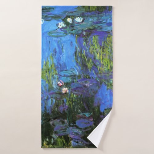 Monet _ Water_Lilies 1914_1917 Bath Towel