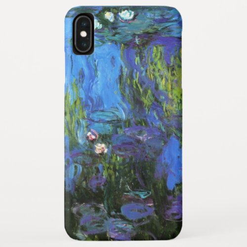 Monet _ Water_Lilies 1914_1917 fine art painting iPhone XS Max Case