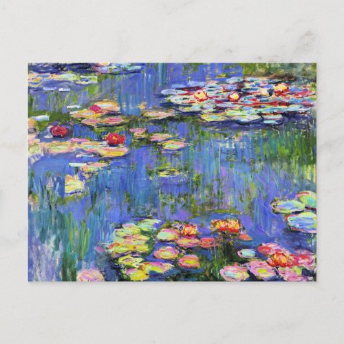 Monet _ Water Lilies 1916 Card